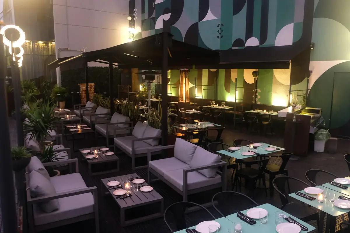 Terraza y lounge de Osten